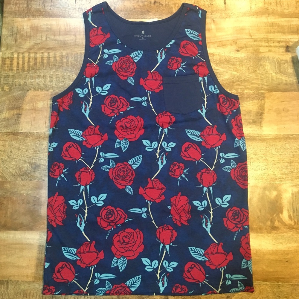 Shouthouse Rose Tank Top🌹
